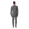 Illusion Anaglyph Optical Print Men's Pajamas-grizzshop