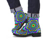 Illusion Optical Explosion Psychedelic Leather Boots-grizzshop