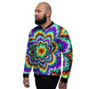 Illusion Optical Explosion Psychedelic Men's Bomber Jacket-grizzshop