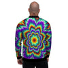 Illusion Optical Explosion Psychedelic Men's Bomber Jacket-grizzshop