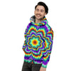 Illusion Optical Explosion Psychedelic Men's Hoodie-grizzshop