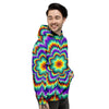 Illusion Optical Explosion Psychedelic Men's Hoodie-grizzshop