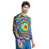 Illusion Optical Explosion Psychedelic Men's Sweatshirt-grizzshop