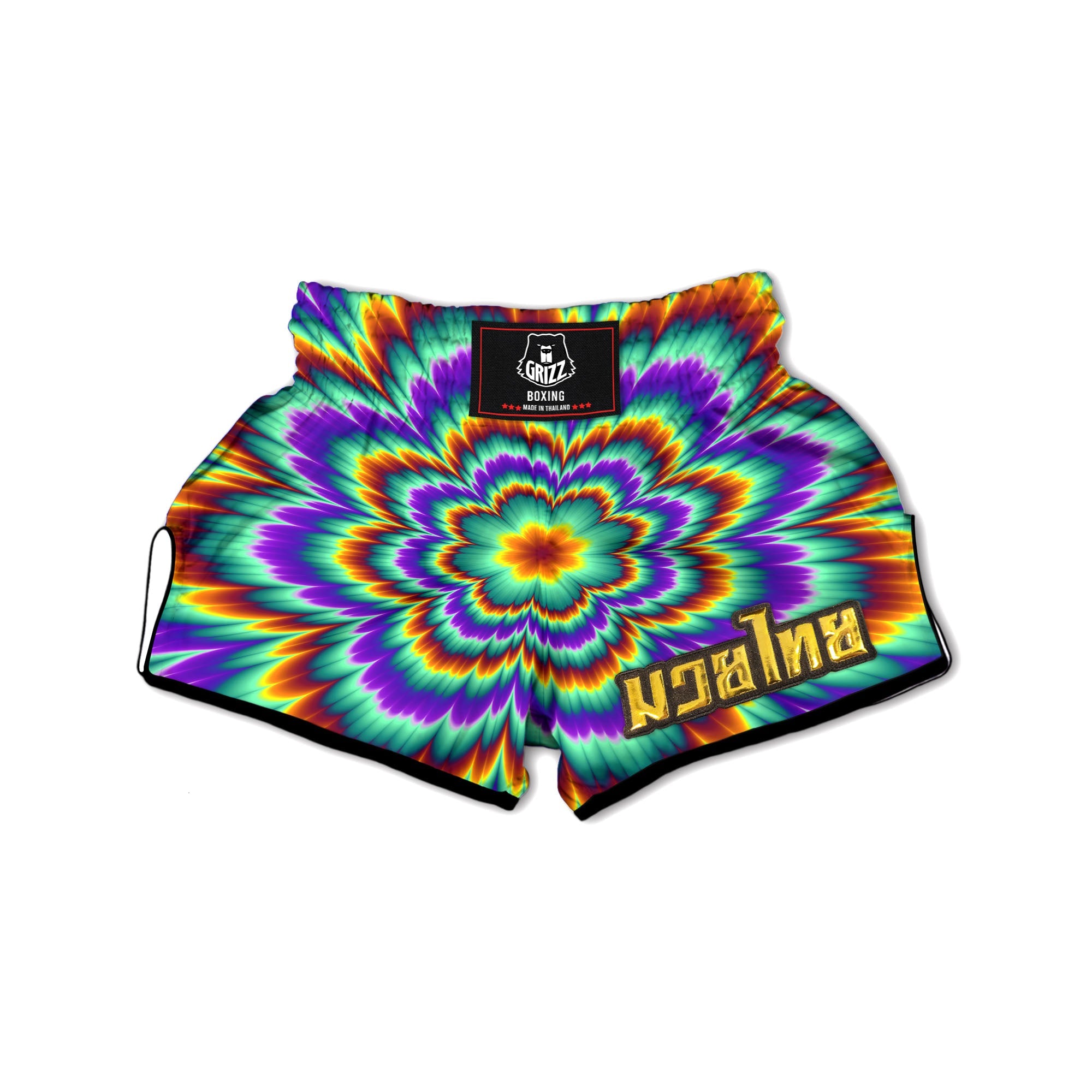 Illusion Optical Explosion Psychedelic Muay Thai Boxing Shorts-grizzshop