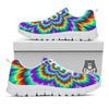 Illusion Optical Explosion Psychedelic White Sneaker-grizzshop