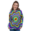 Illusion Optical Explosion Psychedelic Women's Hoodie-grizzshop