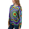 Illusion Optical Explosion Psychedelic Women's Sweatshirt-grizzshop