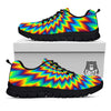 Illusion Optical Psychedelic Expansion Black Sneaker-grizzshop