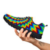 Illusion Optical Psychedelic Expansion Black Sneaker-grizzshop