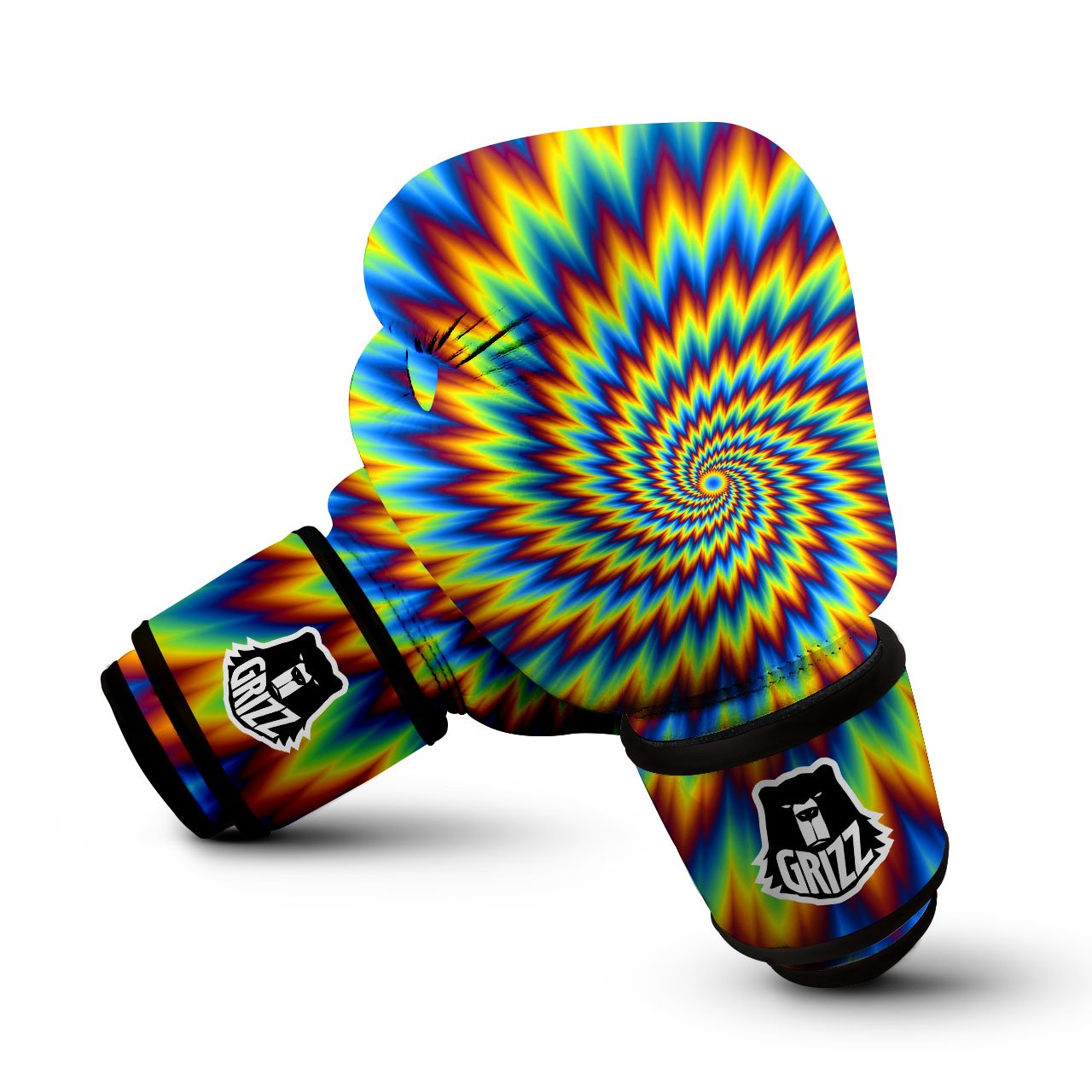 Illusion Optical Psychedelic Expansion Boxing Gloves-grizzshop