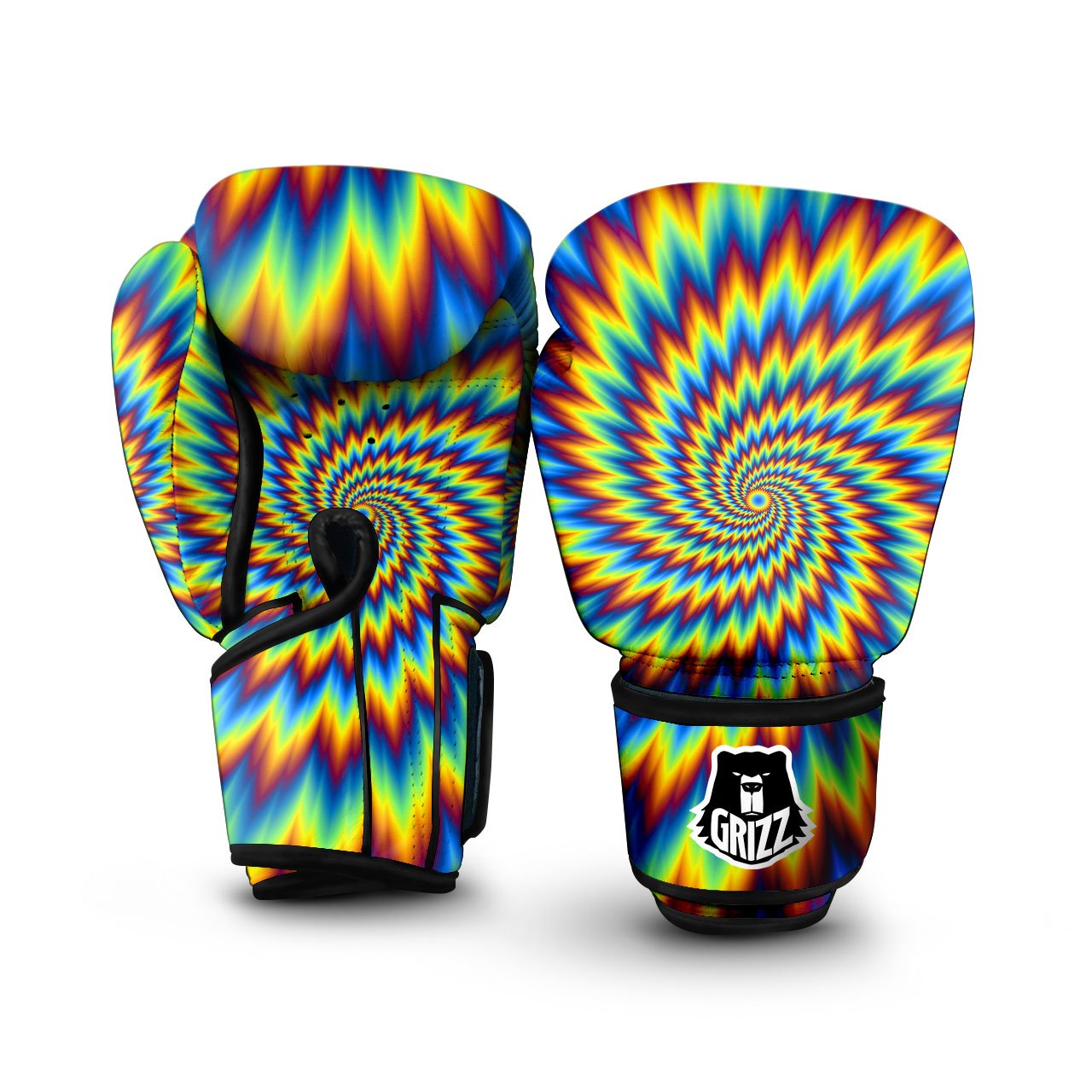 Illusion Optical Psychedelic Expansion Boxing Gloves-grizzshop