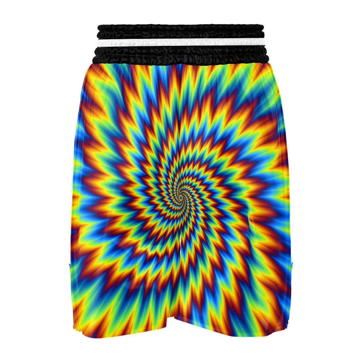 Illusion Optical Psychedelic Expansion Boxing Shorts-grizzshop