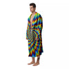 Illusion Optical Psychedelic Expansion Men's Robe-grizzshop