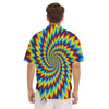 Illusion Optical Psychedelic Expansion Men's Short Sleeve Shirts-grizzshop