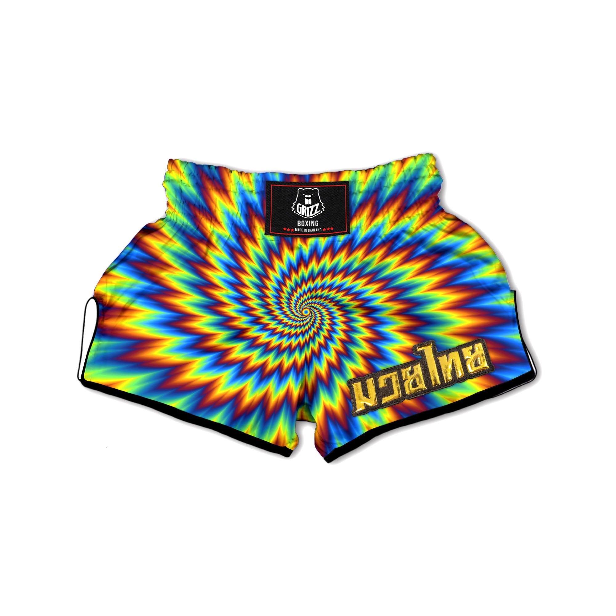 Illusion Optical Psychedelic Expansion Muay Thai Boxing Shorts-grizzshop