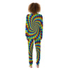 Illusion Optical Psychedelic Expansion Women's Pajamas-grizzshop