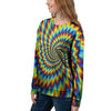 Illusion Optical Psychedelic Expansion Women's Sweatshirt-grizzshop