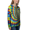 Illusion Optical Psychedelic Expansion Women's Sweatshirt-grizzshop