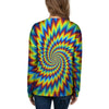 Illusion Optical Psychedelic Expansion Women's Sweatshirt-grizzshop