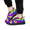 Illusion Optical Psychedelic Radiant Black Sneaker-grizzshop