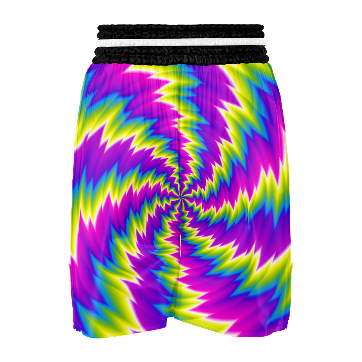 Illusion Optical Psychedelic Radiant Boxing Shorts-grizzshop