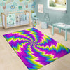 Illusion Optical Psychedelic Radiant Floor Mat-grizzshop