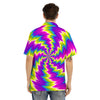 Illusion Optical Psychedelic Radiant Men's Hawaiian Shirt-grizzshop