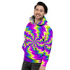 Illusion Optical Psychedelic Radiant Men's Hoodie-grizzshop