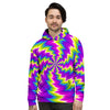 Illusion Optical Psychedelic Radiant Men's Hoodie-grizzshop