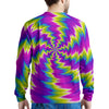 Illusion Optical Psychedelic Radiant Men's Sweatshirt-grizzshop