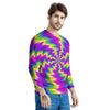 Illusion Optical Psychedelic Radiant Men's Sweatshirt-grizzshop