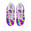 Illusion Optical Psychedelic Radiant White Sneaker-grizzshop