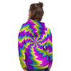 Illusion Optical Psychedelic Radiant Women's Hoodie-grizzshop