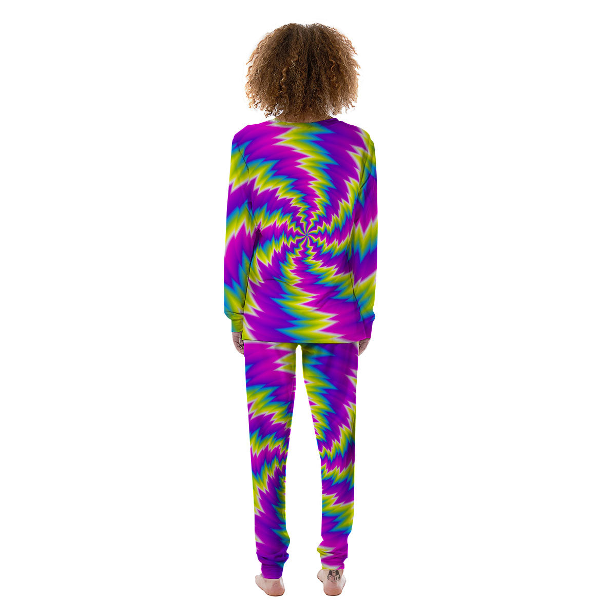 Illusion Optical Psychedelic Radiant Women's Pajamas-grizzshop