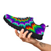 Illusion Optical Psychedelic Spiral Black Sneaker-grizzshop