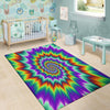 Illusion Optical Psychedelic Spiral Floor Mat-grizzshop