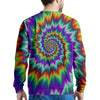 Illusion Optical Psychedelic Spiral Men's Sweatshirt-grizzshop