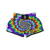 Illusion Optical Psychedelic Spiral Muay Thai Boxing Shorts-grizzshop