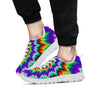 Illusion Optical Psychedelic Spiral White Sneaker-grizzshop