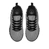 Illusion Optical Psychedelic Web Black Sneaker-grizzshop