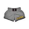 Illusion Optical Psychedelic Web Muay Thai Boxing Shorts-grizzshop