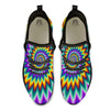 Illusion Optical Rave Psychedelic Black Athletic Shoes-grizzshop