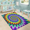 Illusion Optical Rave Psychedelic Floor Mat-grizzshop