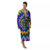 Illusion Optical Rave Psychedelic Men's Robe-grizzshop