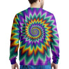 Illusion Optical Rave Psychedelic Men's Sweatshirt-grizzshop