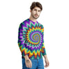 Illusion Optical Rave Psychedelic Men's Sweatshirt-grizzshop