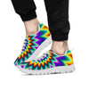 Illusion Optical Rave Psychedelic White Sneaker-grizzshop