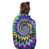 Illusion Optical Rave Psychedelic Women's Hoodie-grizzshop