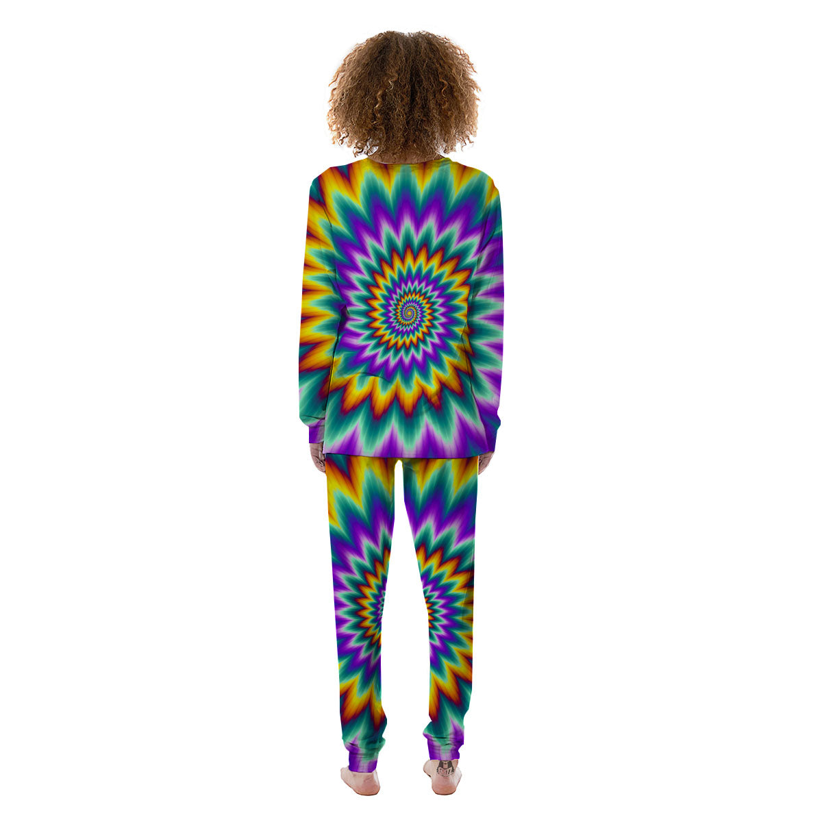 Illusion Optical Rave Psychedelic Women's Pajamas-grizzshop