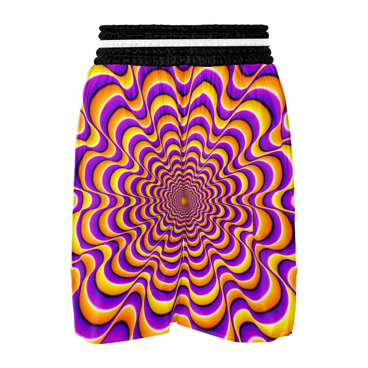 Illusion Optical Wave Psychedelic Boxing Shorts-grizzshop